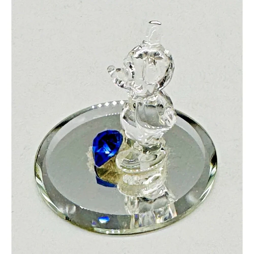 Arribas Crystal Mickey Mouse September Sapphire Rhinestone Birthstone Heart‎